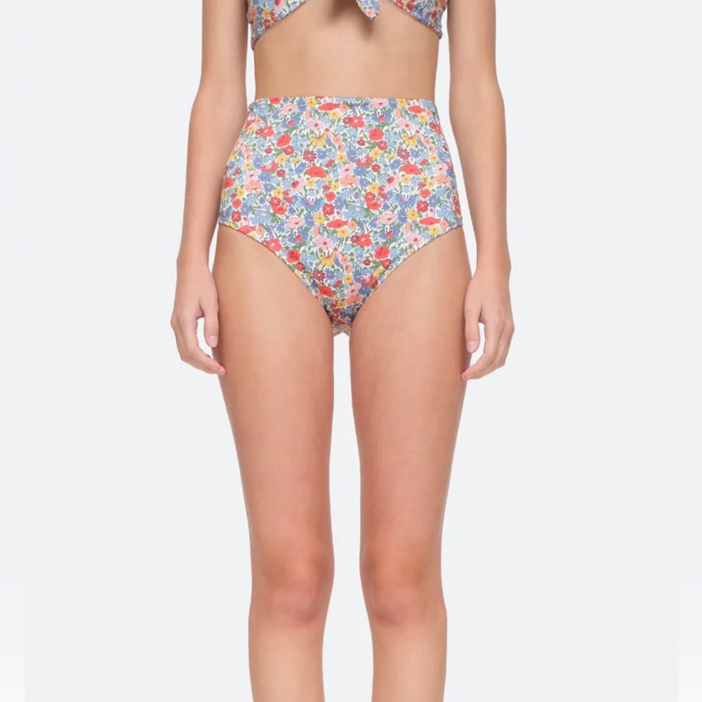 SEA NY Hanna bikini top and bottom, top (xs), bottom (s)